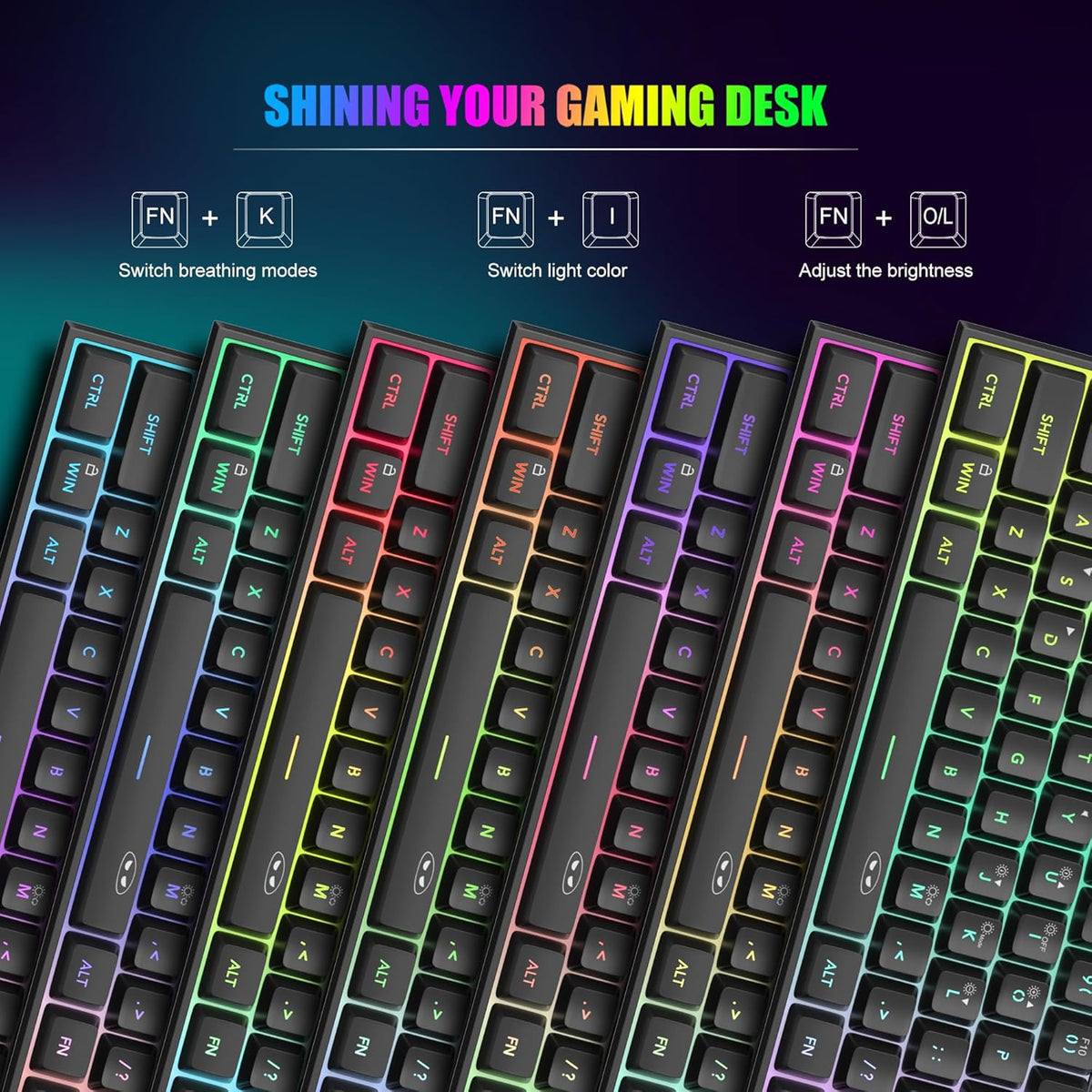 TS91 Mini 60% Gaming Keyboard