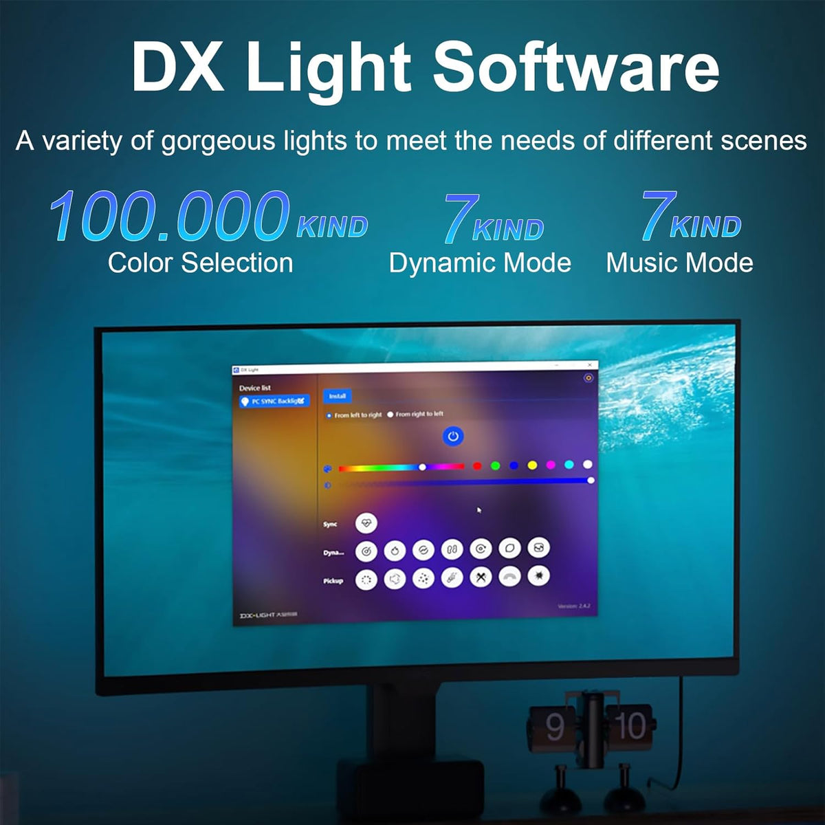 RGB LED Monitor Backlight Strip for Gaming & PC