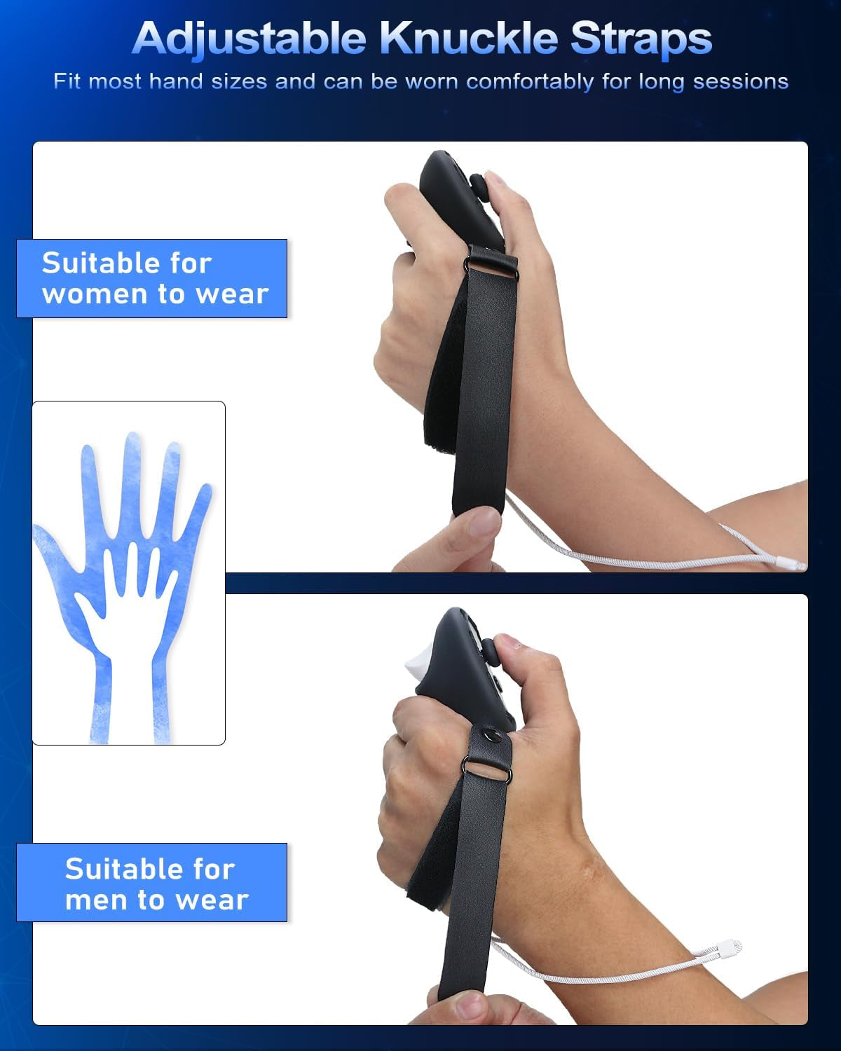 VR Controller Grip Covers for Oculus Quest 3